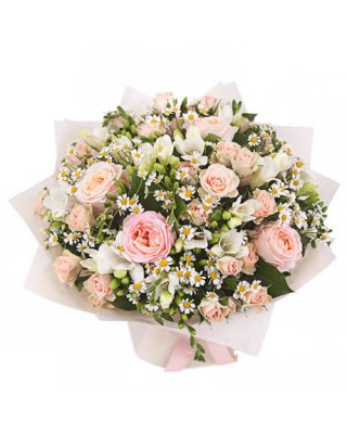 Букет садовых роз «Руан»