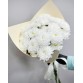 Букет 5 белых кустовых хризантем 