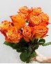 Букет 9 роз "High orange"