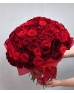 Букет 101 красная роза LUXURY