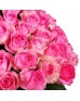 Букет 101 ярко-розовая роза