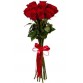 Букет 11 длинных красных роз 