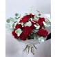 Букет 11 красных пионовидных роз