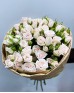 Букет 15 бежевых кустовых роз