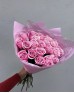 Букет 21 нежно-розовая роза LUXURY