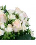 Букет 25 кремовых кустовых роз
