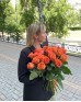 Букет 25 оранжевых роз