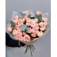 Букет 9 пионовидных кустовых роз