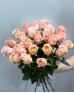 Букет 23 нежно-розовых роз