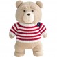 Медведь TED в полосатом свитере