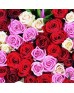 Сердце «101 роза микс»