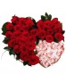Сердце «Розы и Raffaello»