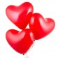 Шарик с гелием красный «Сердце»